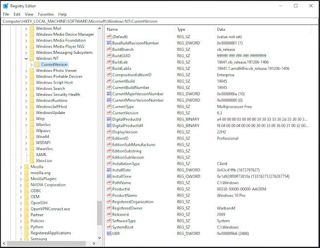 System Info Registry 1