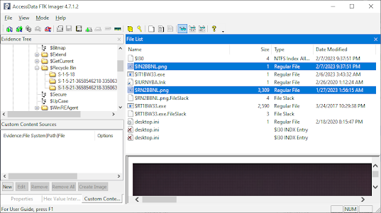 Recycle Bin File Example