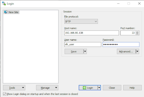 WinSCP Connection