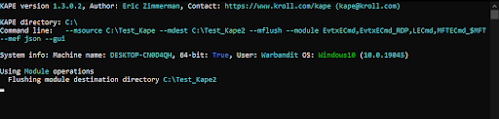 KAPE Output