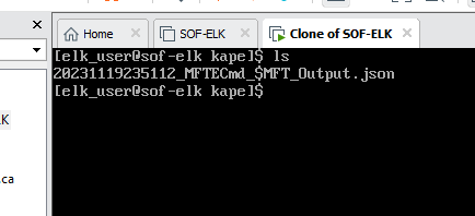 Files in KAPE Folder