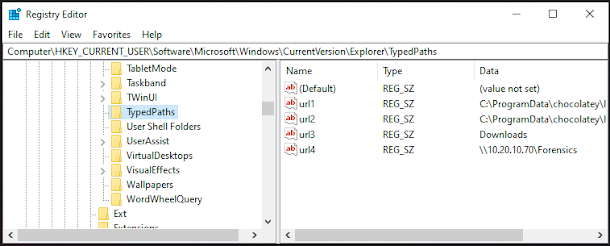TypedPath Registry Location