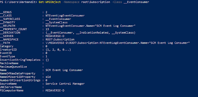 PowerShell WMI Analysis