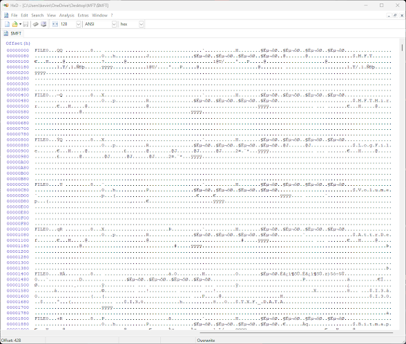 MFT File Attributes