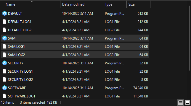 Registry File Location
