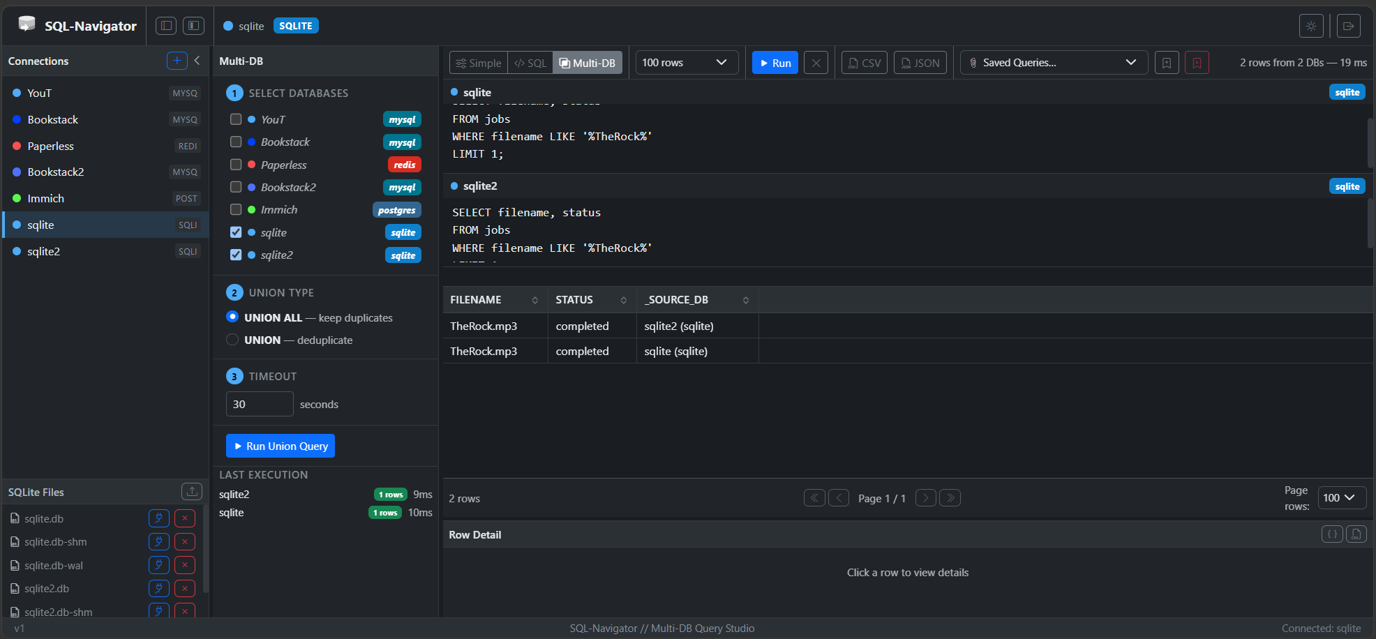 SQL Navigator Example