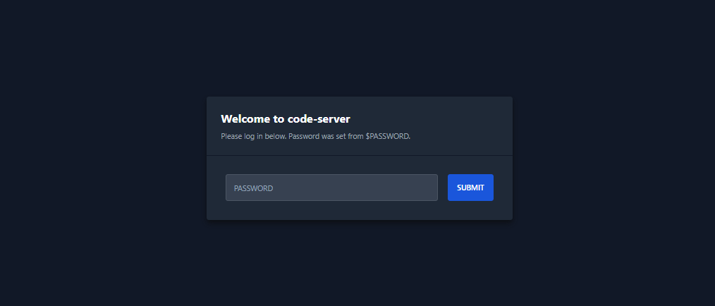 VSCode Server Example